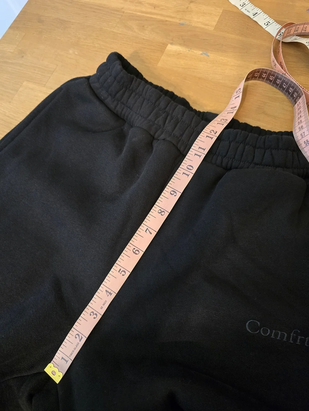 Comfrt High Rise Pull-On Jogger Signature Sweatpants Loungewear Black S